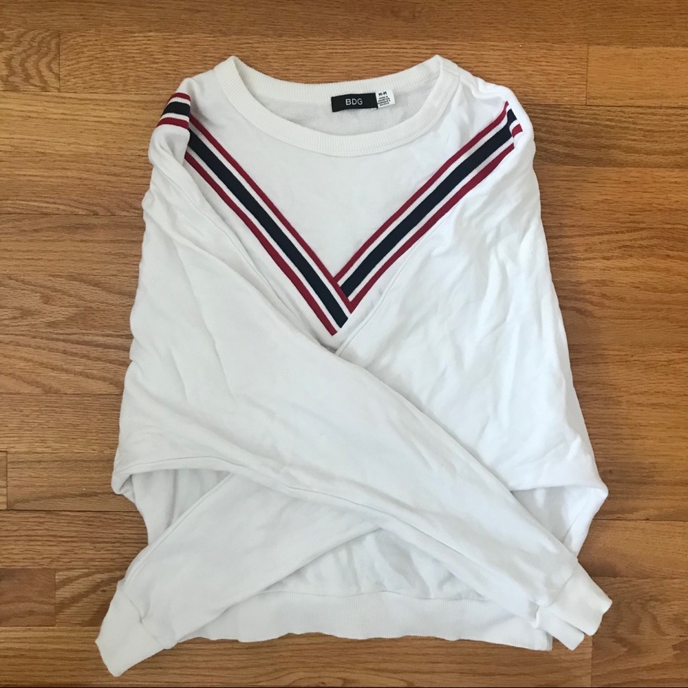 UO Red and Blue Stripe Top